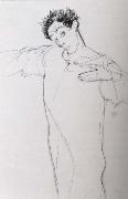 Egon Schiele, Self portrait